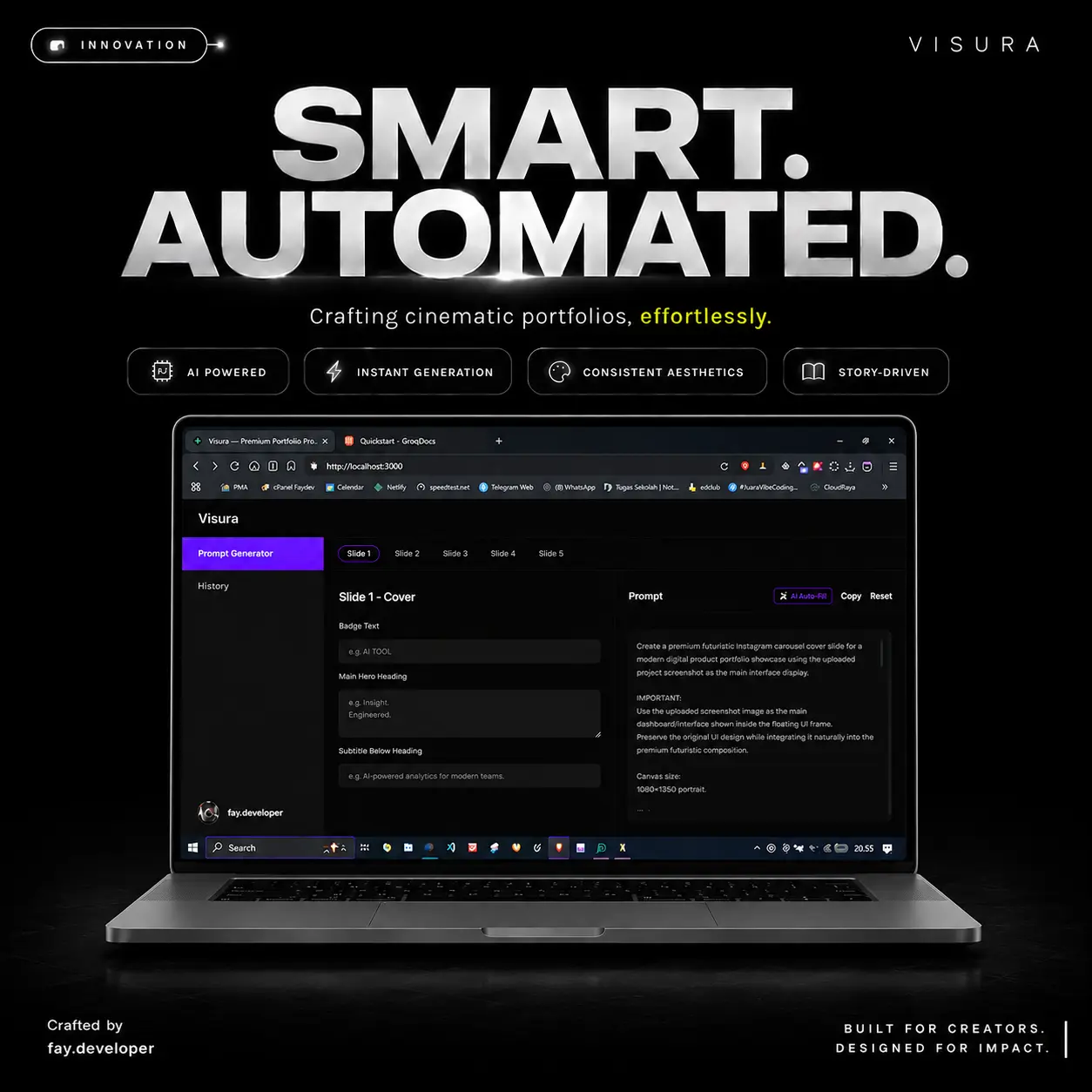 Slide 4 — UI Showcase